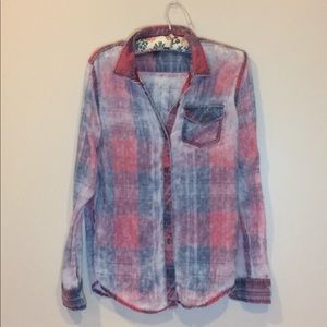Faded Plaid Flannel